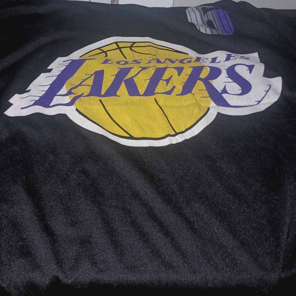 NBA Los Angeles Lakers Black and Yellow Jersey